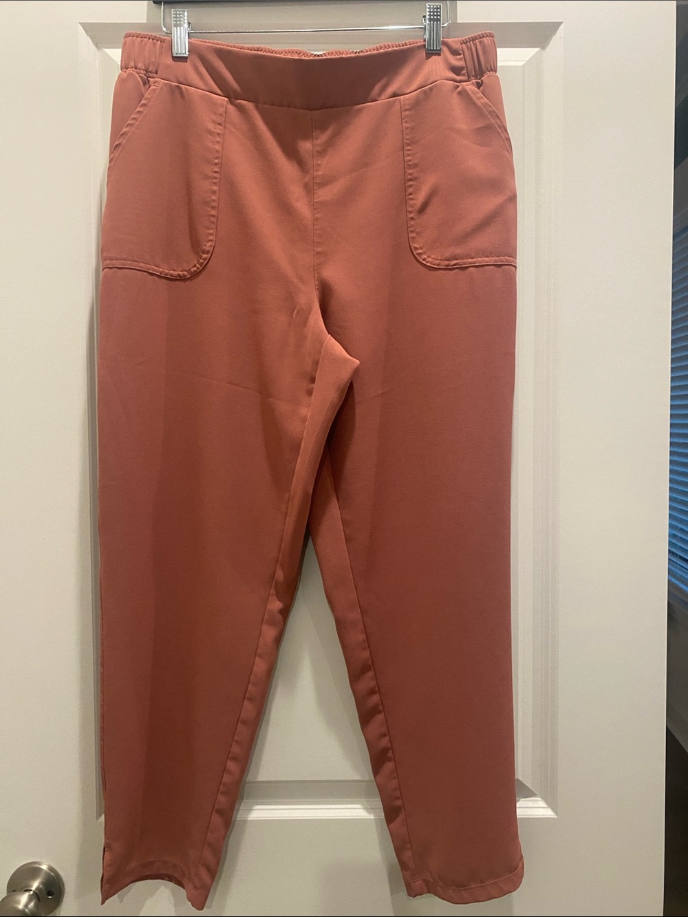 Everyday Straight-Leg Pants in Dusty Rose